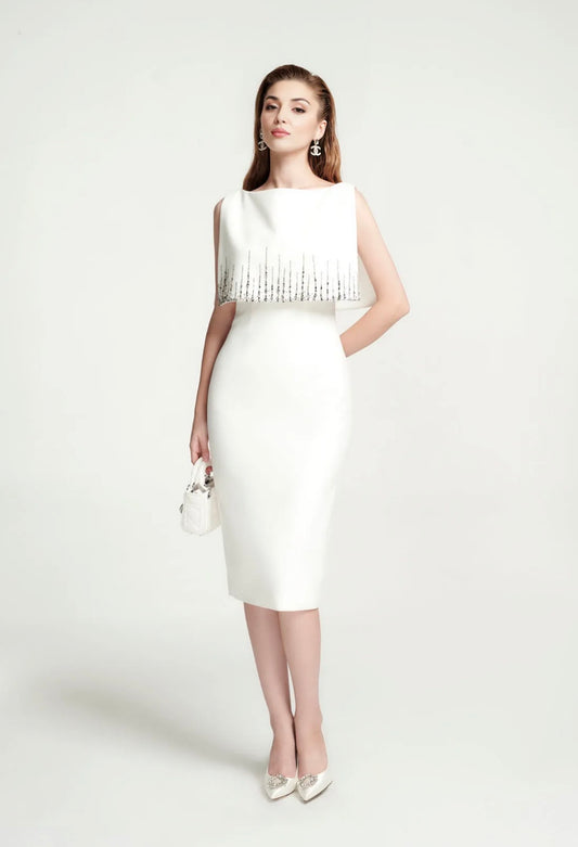 White Sheath Dress