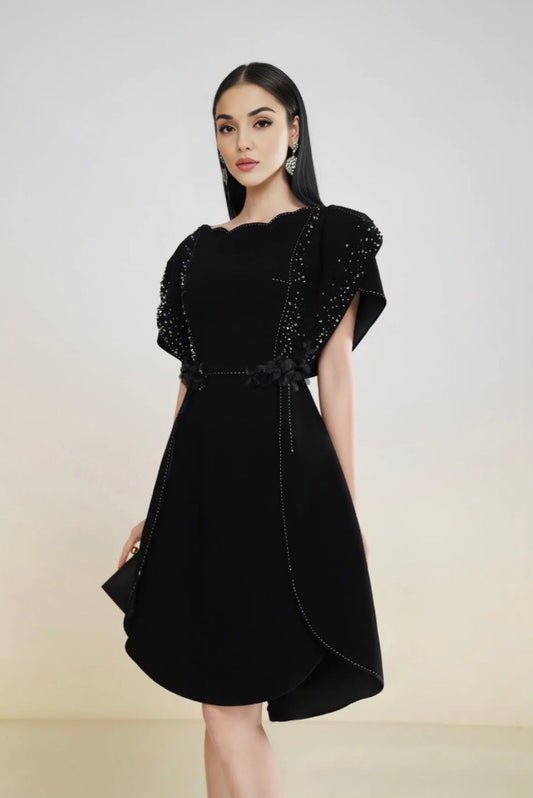 The Beaded Petal Dress