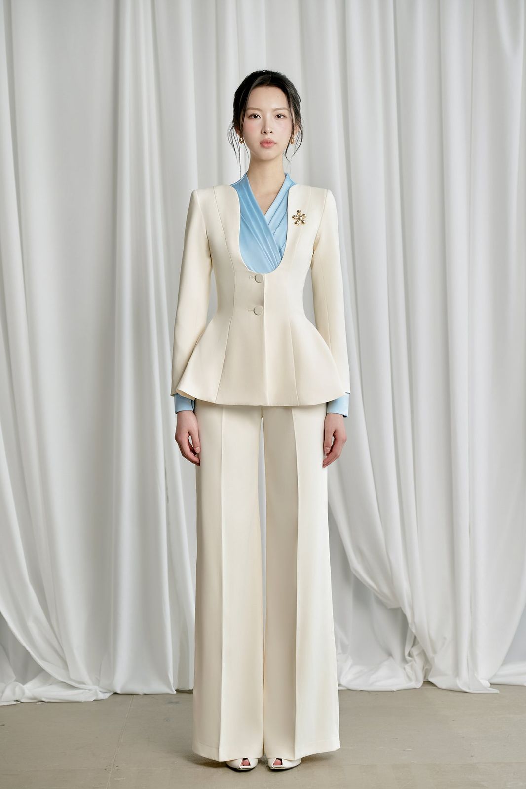 IVORY PANT SUIT